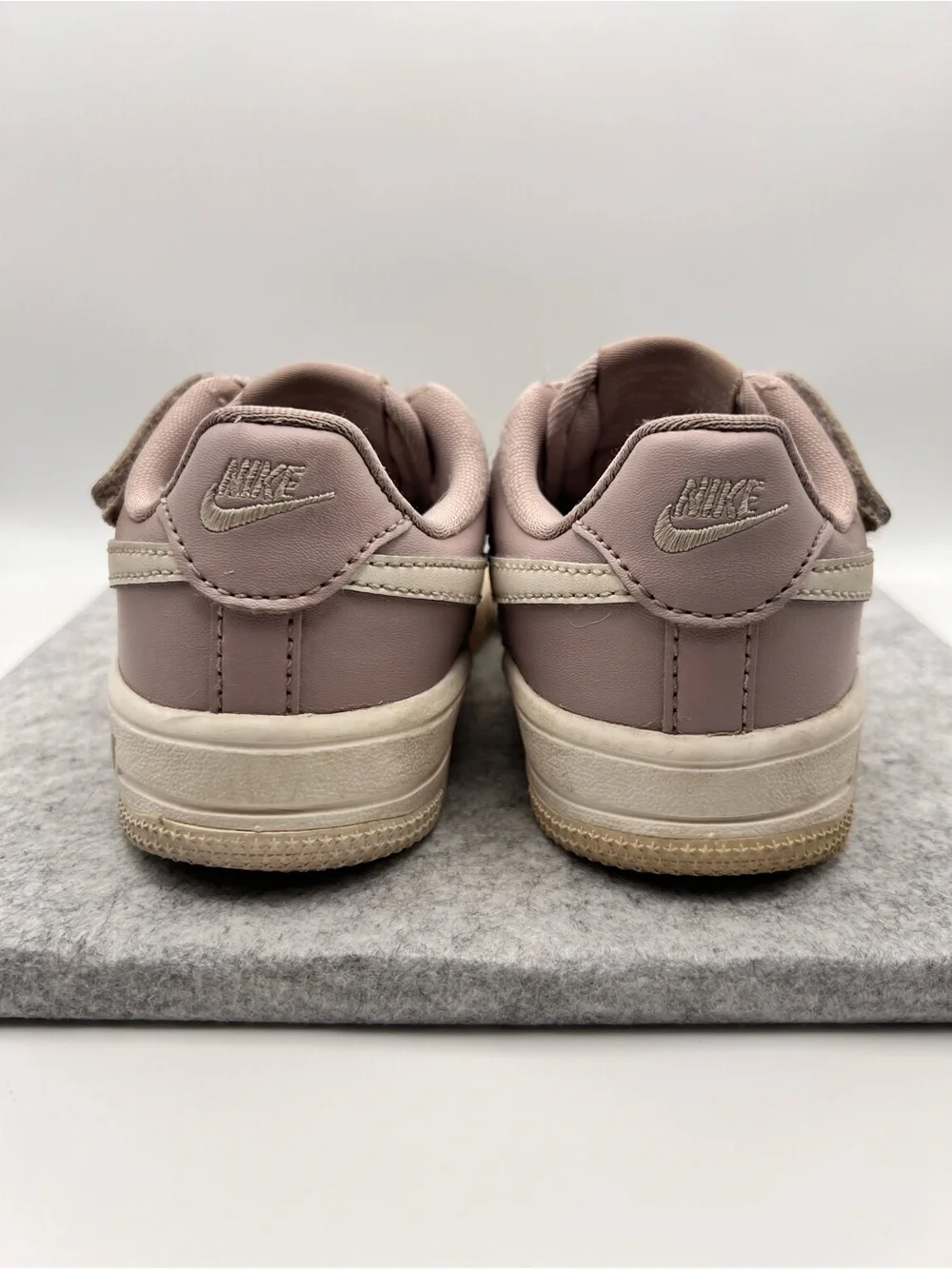 Nike Toddler Air Force 1 EasyOn 9C Particle Rose Pink White Shoes